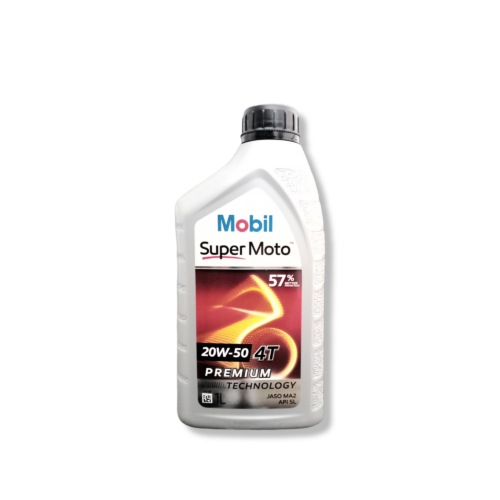 Mobil Super moto 20w-50 4 Stroke Premium Motor Oil for Motorcycle